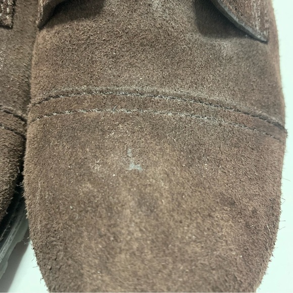 Tory Burch Suede 8 M Broome Lace Up Combat Boots - Picture 9 of 11